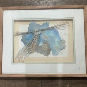 Nancy Gomez Mixed Media 3D Art 1980’s Signed Moon Shadows